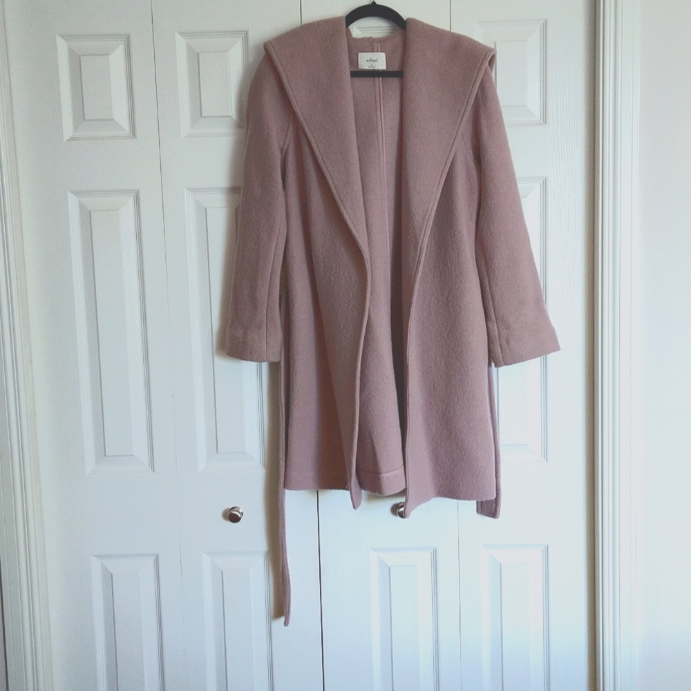 Aritzia Acre Wool Wrap Coat